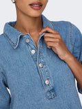 Light blue denim Jurken - Onlgry S/S Denim Dress van Only
