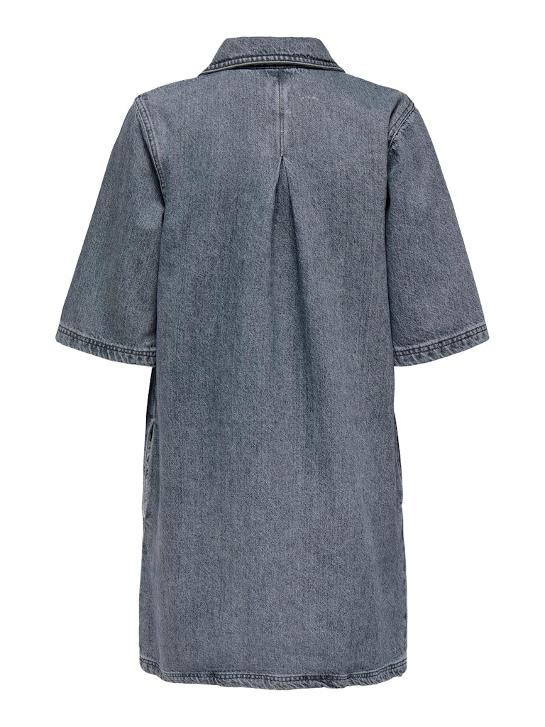 Jurken - Onlgry S/S Dress Grey Denim van Only