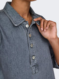Jurken - Onlgry S/S Dress Grey Denim van Only