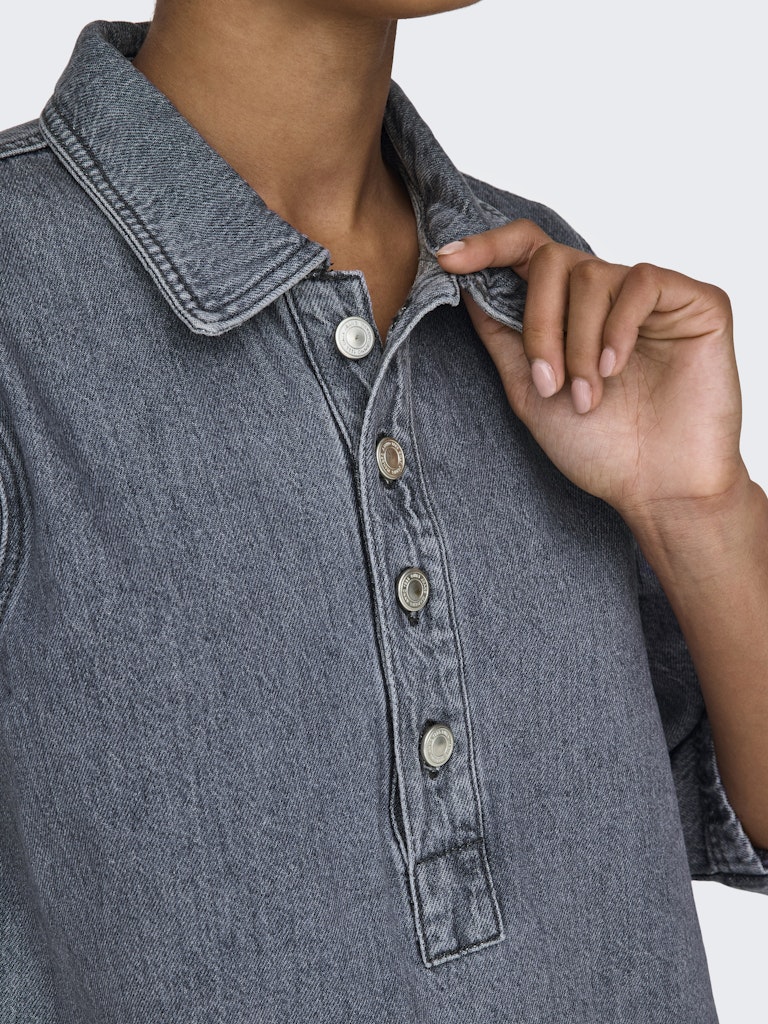 Jurken - Onlgry S/S Dress Grey Denim van Only