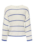 Pulls - Onlgeena 7/8 Stripe O-Neck Knit van Only