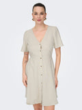 Pumice stone Jurken - Onlvita Life S/S Short Dress Noos van Only