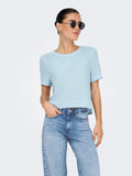 Tops - Onlsunny S/S Pullover Knit Blue Noos van Only