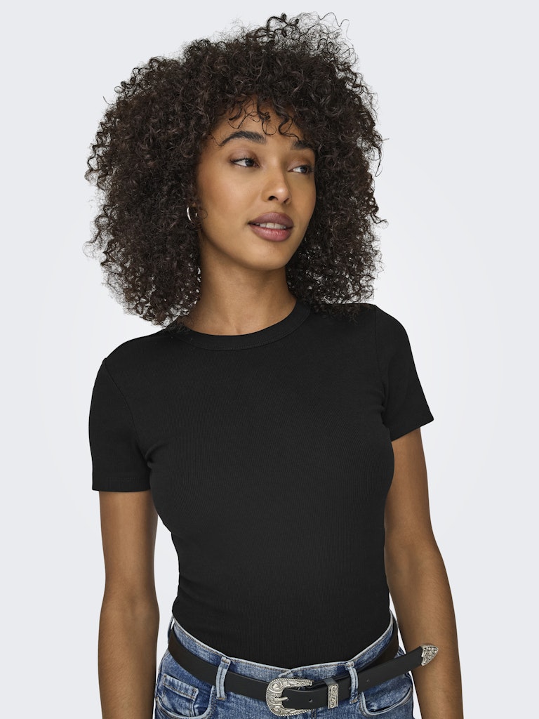 Black Tops - Onleasy S/S O-Neck Top van Only