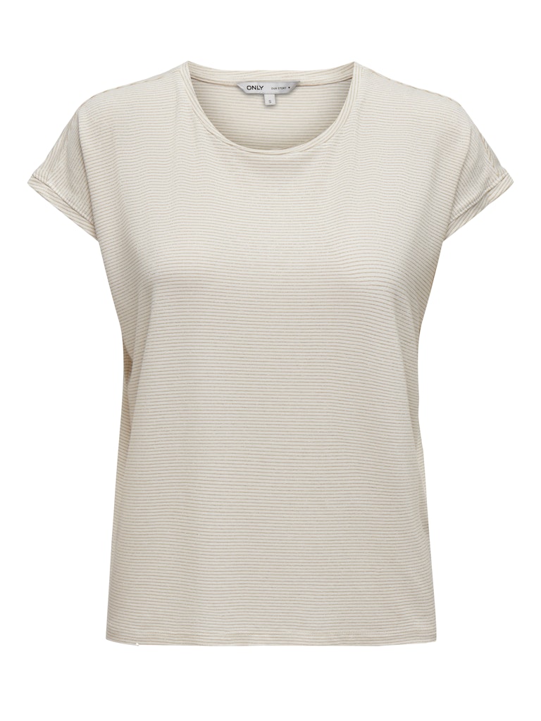 Tops - Onlclaudia S/S Glitter Stripe Top van Only