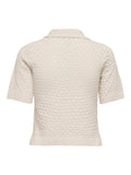 Tops - Onlcosima Ss Structure Polo Knit Noos van Only