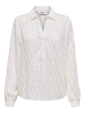 Cloud Dancer Tops - Onlnoa Ls V-Neck Shirt van Only