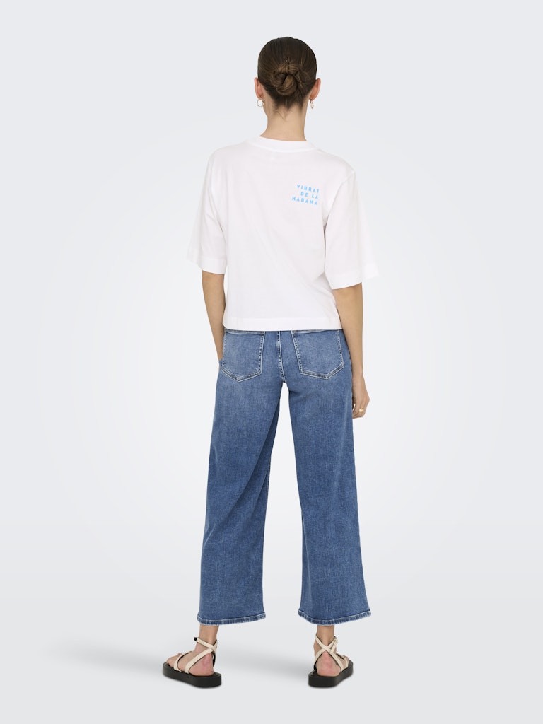 T-shirts - Onlvega Life S/S Vibe Top van Only