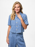 Shirts - Pcmalba Ss Denim Shirt van Pieces