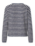 Pulls - Pcmalou Ls O-Neck Stripe Cardigan van Pieces