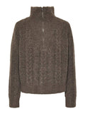 Pulls - Pckamilla Ls Half Zip Knit van Pieces