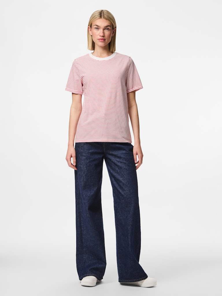 T-shirts - Pcria Ss Fold Up Tee Stripes Jrs Noos van Pieces