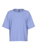 Baby Lavender MELANGE Pulls - Pcbree Ss O-Neck Knit Noos van Pieces