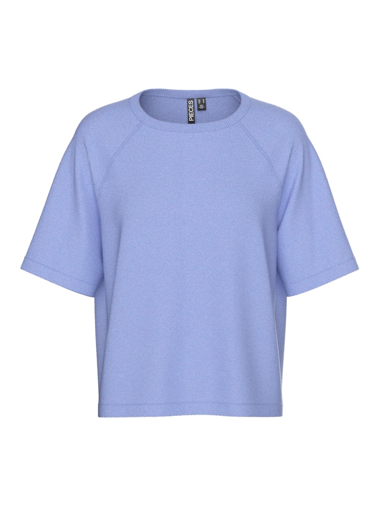 Baby Lavender MELANGE Pulls - Pcbree Ss O-Neck Knit Noos van Pieces