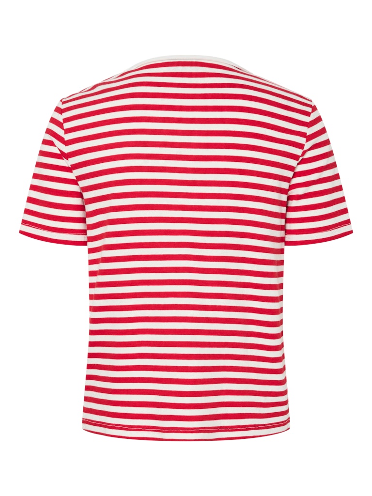 Tops - Pcdonna Ss Rib Polo Top D2D van Pieces