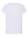 T-shirts - Pctilly Ss V-Neck Emb T-Shirt van Pieces