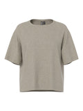 Crockery MELANGE Pulls - Pcbree Ss O-Neck Knit Noos van Pieces