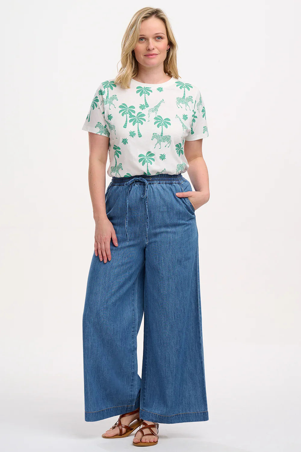 Broeken - Roksanda Wide Leg Trousers van Sugarhill Boutique