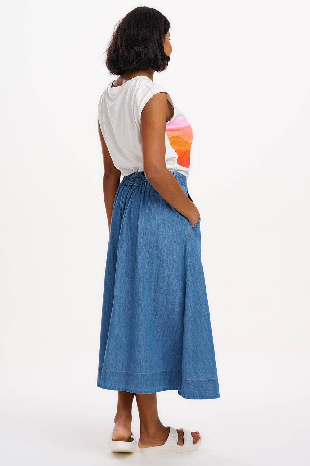 T-shirts - Chrissy Relaxed Tank T-Shirt van Sugarhill Boutique
