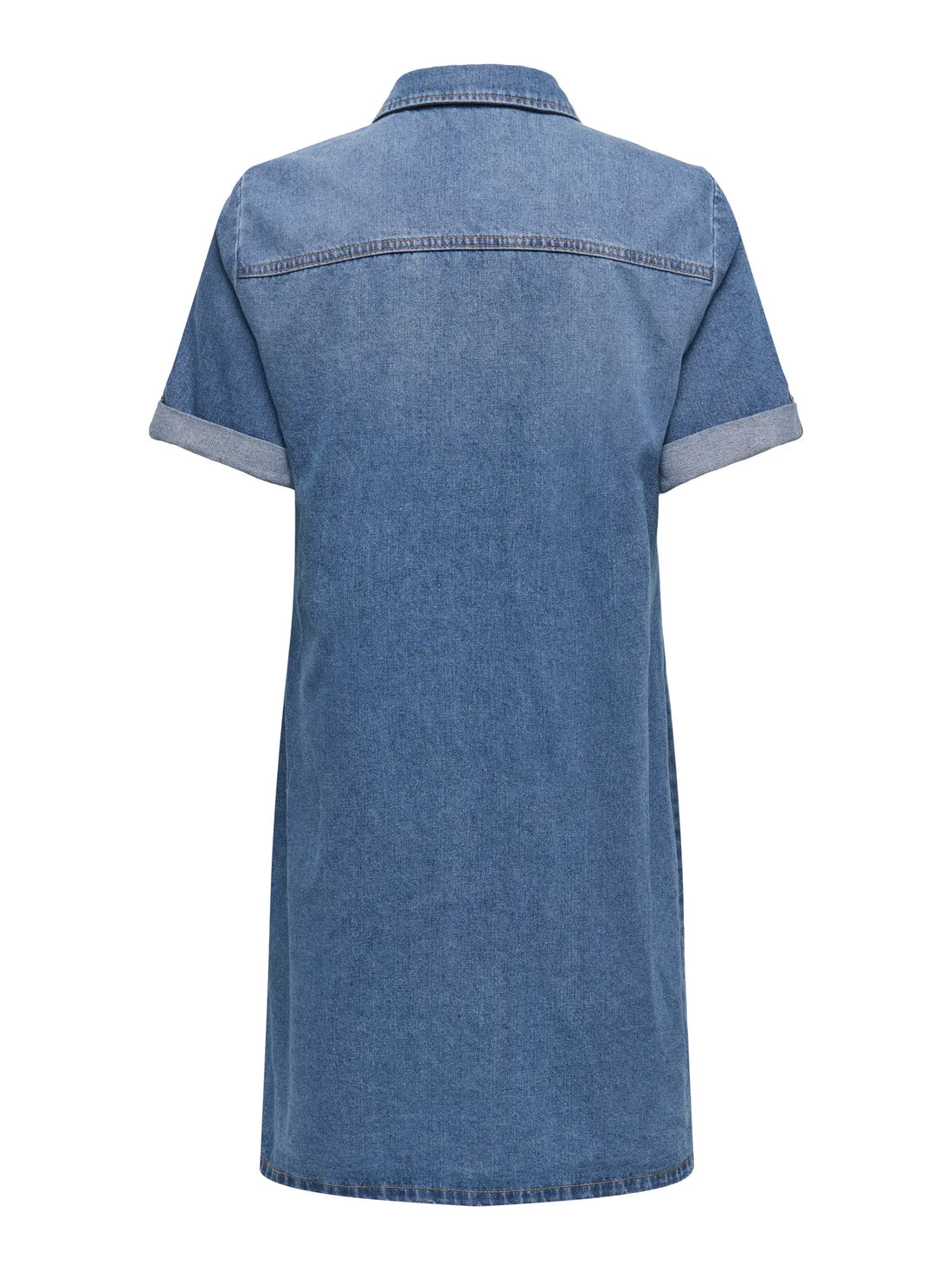 Medium blue denim Jurken - Onllisa S/S Dnm Dress van Only