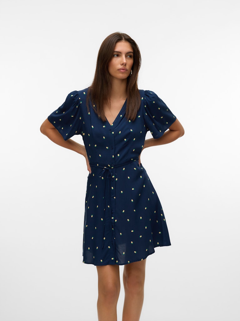 Jurken - Vmalba Ss Short Dress Noos ss25 van Vero moda