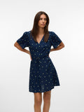 Jurken - Vmalba Ss Short Dress Noos ss25 van Vero moda