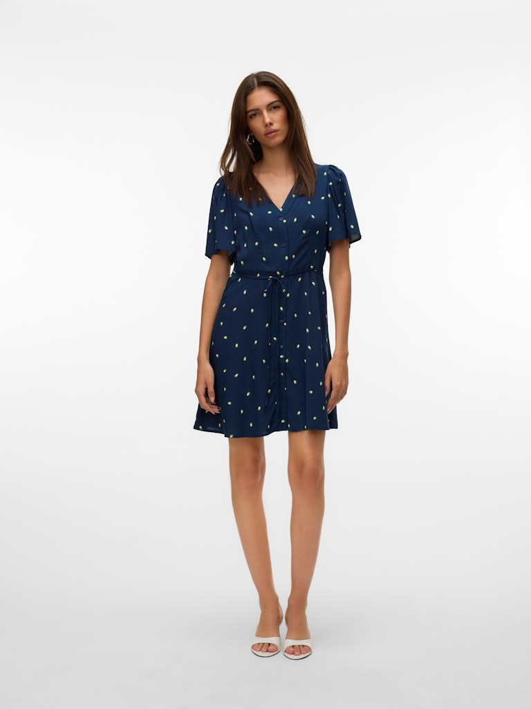 Jurken - Vmalba Ss Short Dress Noos ss25 van Vero moda