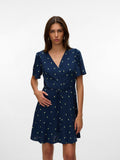 Navy blazer Jurken - Vmalba Ss Short Dress Noos ss25 van Vero moda