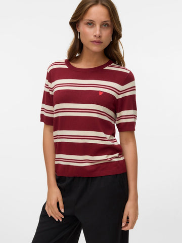 Pulls - Vmcarmelia Ss O-Neck Pullover van Vero moda