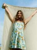 Chambray Blue LEMON Jurken - Vmtruly Sl Mini Dress van Vero moda