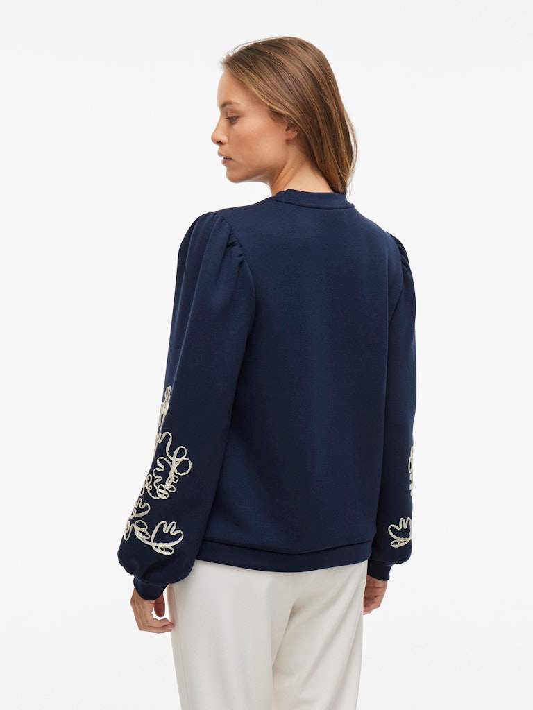 Sweaters - Visif L/S Detail Sweat van Vila