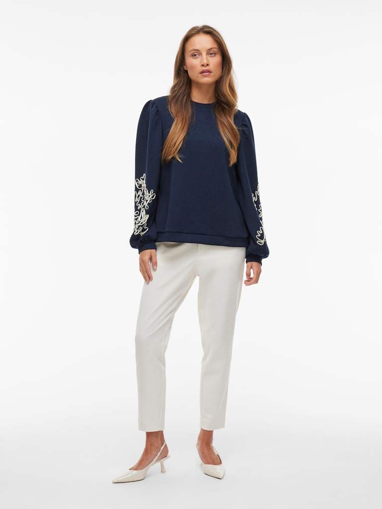 Sweaters - Visif L/S Detail Sweat van Vila