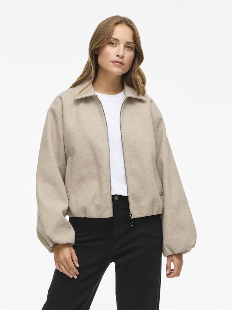 Jassen - Vibalou Ls Short Jacket van Vila