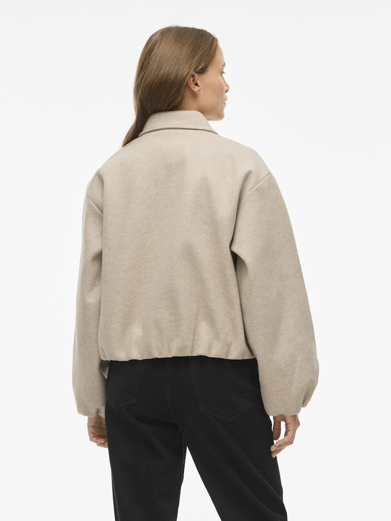 Jassen - Vibalou Ls Short Jacket van Vila