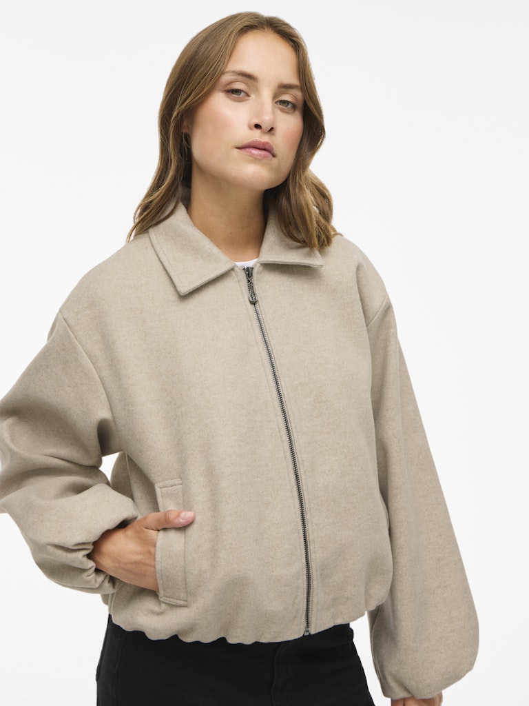 Jassen - Vibalou Ls Short Jacket van Vila