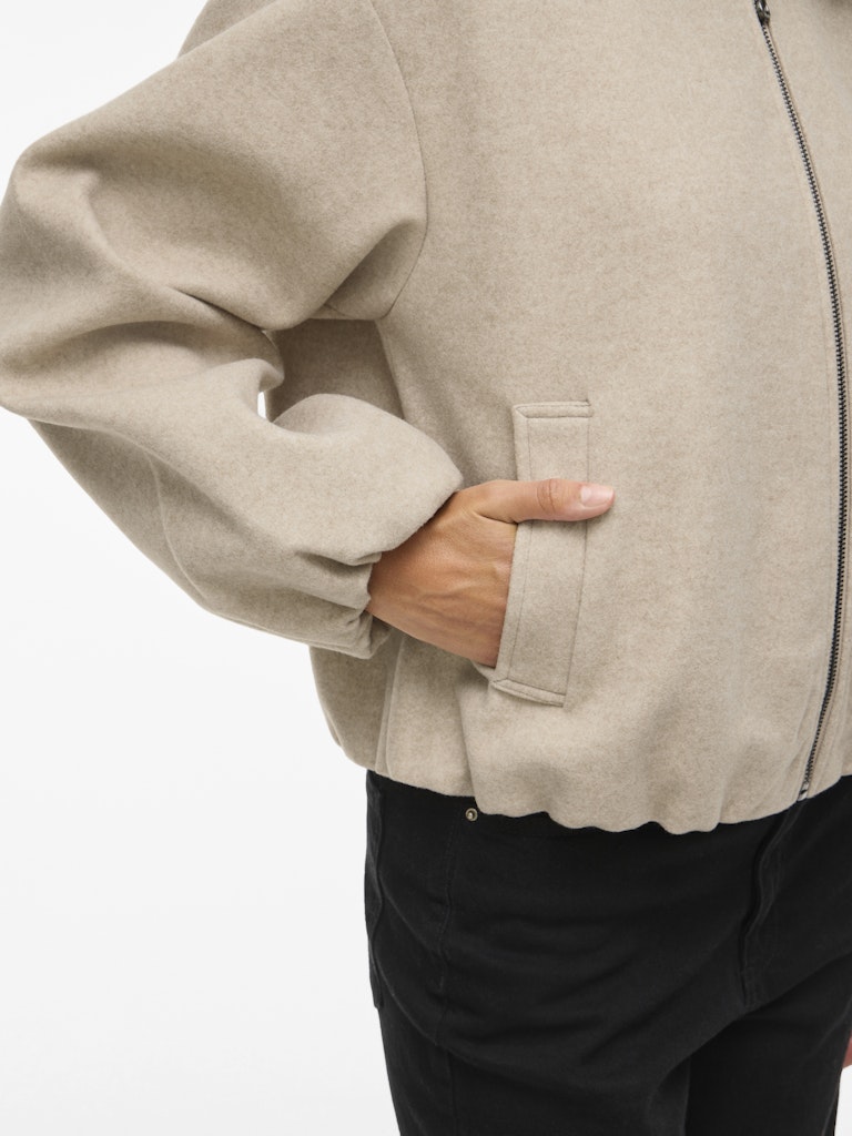 Jassen - Vibalou Ls Short Jacket van Vila