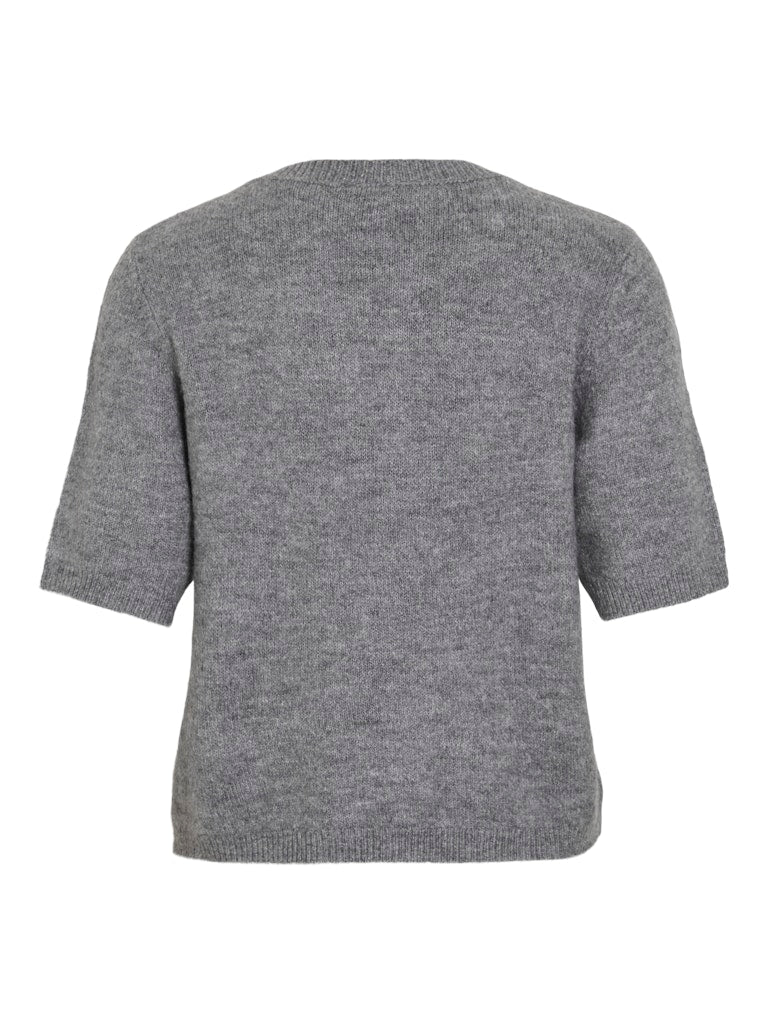 Pulls - Vidainty O-Neck 2/4 Knit Cardigan van Vila