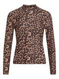 Tops - Vileoa L/S Rollneck Top Noos Leo - AW25 van Vila