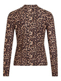 Tops - Vileoa L/S Rollneck Top Noos Leo - AW25 van Vila