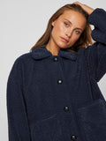 Navy Blazer Jassen - Vimelusa Teddy Jacket van Vila
