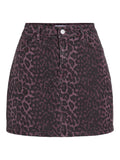 Rokken - Vichia Leopard Short Skirt van Vila