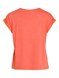 Tops - Viellette S/S Satin Top Noos - SS25 van Vila