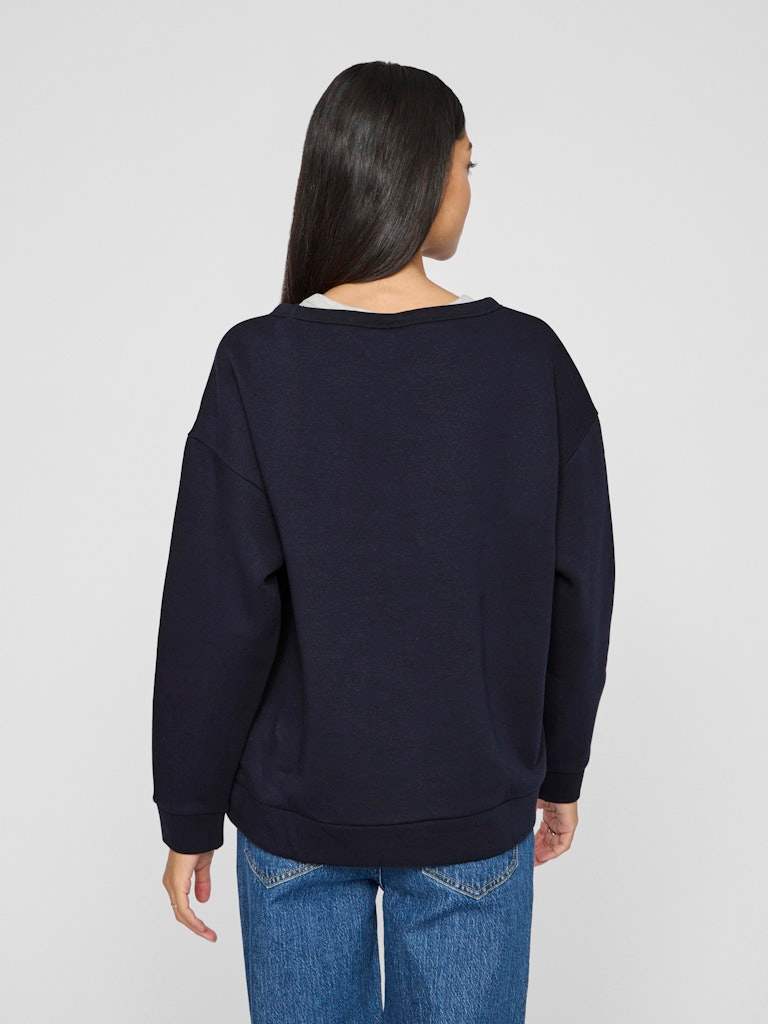 Pulls - Vimaldea Emb O-Neck L/S Top van Vila