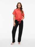 Shirts - Viprisilla S/S Knot Shirt van Vila