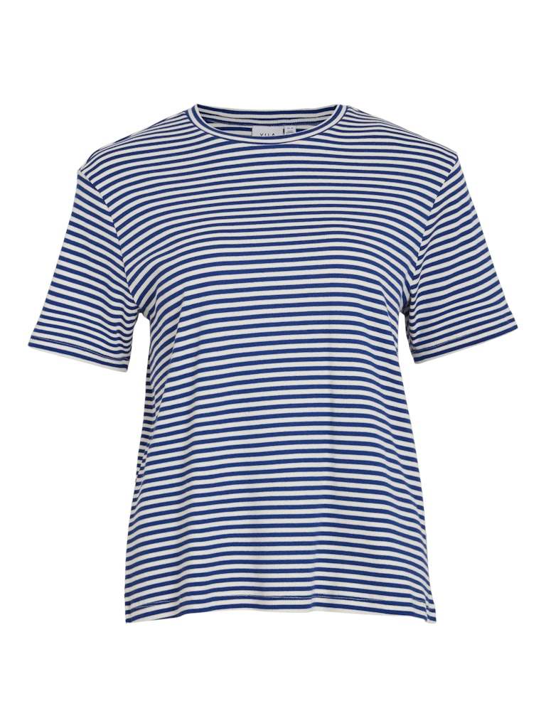 Eggnog NAVY BLAZER T-shirts - Vijada New O-Neck S/S T-Shirt van Vila