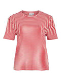 Eggnog POPPY RED T-shirts - Vijada New O-Neck S/S T-Shirt van Vila