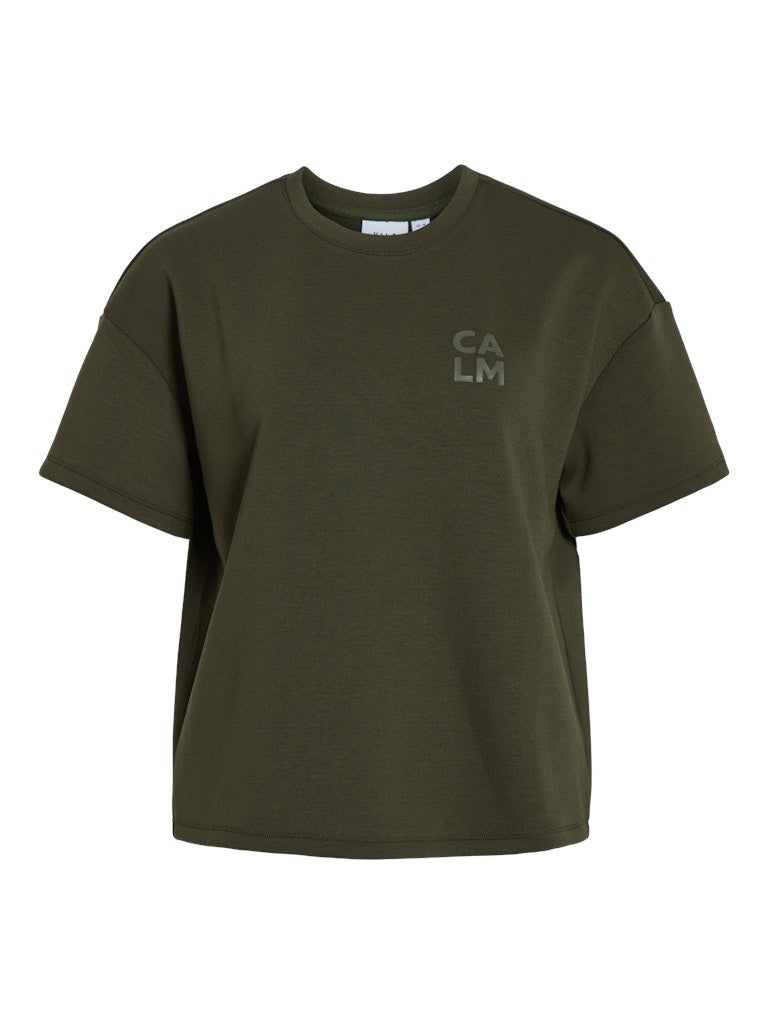 Deep Depths Tops - Vireflect O-Neck S/S Top van Vila