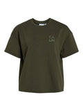 Deep Depths Tops - Vireflect O-Neck S/S Top van Vila