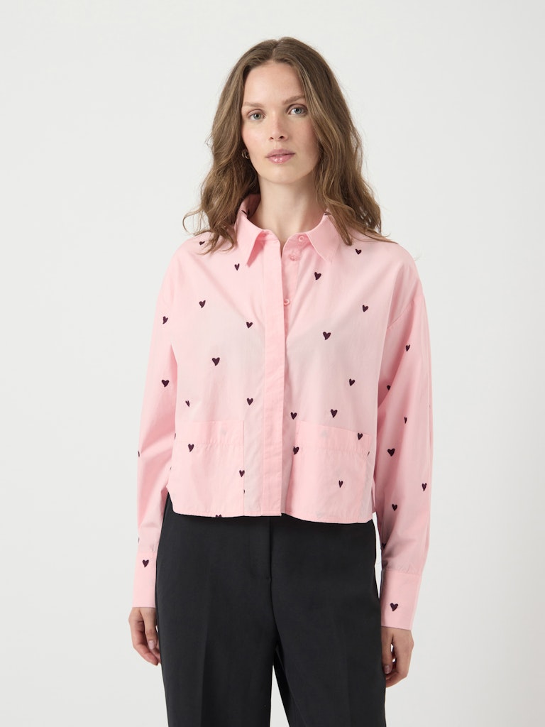 Shirts - Yaslee Ls Short Embroidered Shirt D2D van Y.A.S