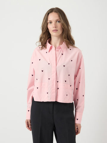Shirts - Yaslee Ls Short Embroidered Shirt D2D van Y.A.S
